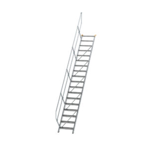 Das richtige Gewächshaus - problemlos und komfortabel 11 Günzburger Steigtechnik Treppe 45° Stufenbreite 600 mm 18 Stufen Aluminium geriffelt