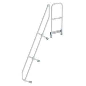 Günzburger Steigtechnik Zweiter Handlauf für Treppe mit Plattform 60° 8 Stufen