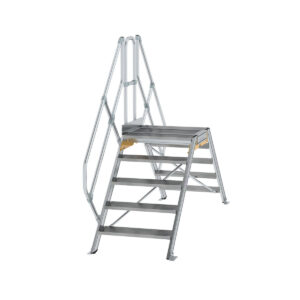 Günzburger Steigtechnik Überstieg 45° Stufenbreite 800 mm 5 Stufen
