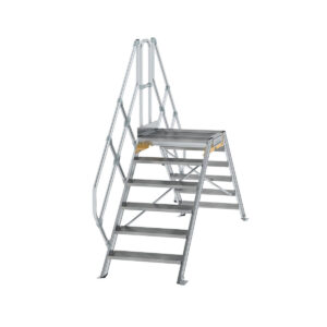 Günzburger Steigtechnik Überstieg 45° Stufenbreite 800 mm 6 Stufen