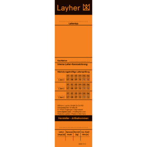 Layher Universal-Prüfetikett für Leitern