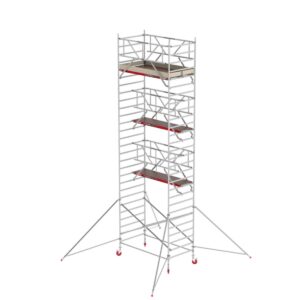 Altrex Fahrgerüst RS TOWER 42 mit Safe-Quick® Geländer + Streben - 1.35 x 2.45 m Arbeitshöhe bis 9,2m