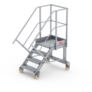 Altrex Podesttreppe fahrbar 45°, Stufenbreite: 60 cm 4 Stufen