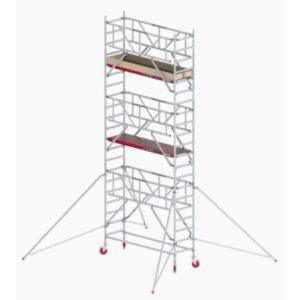 Das richtige Gewächshaus - problemlos und komfortabel 3 Altrex RS TOWER 41, Holzplattform 0,75m x 1,85m, Safe-Quick Arbeitshöhe 7.2m