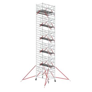 Das richtige Gewächshaus - problemlos und komfortabel 7 Altrex RS TOWER 52-S(Safe-Quick®) fahrgerüst breit, 1.35x1.85 m Holzplattformen, Arbeitshöhe bis 12,2m