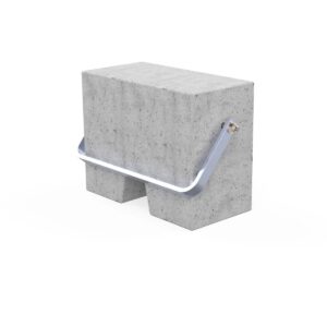 EuroScaffold Einzelteil SGS Slim - Dachrandabsicherung  Betongewicht 23KG