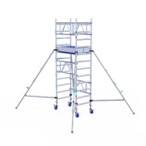 EuroScaffold Fahrgerüst One Tower - 0,75 x 1,20 m Arbeitshöhe bis 4,2m mit Carbon Plattform