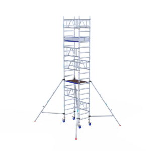 EuroScaffold Fahrgerüst One Tower - 0,75 x 1,20 m Arbeitshöhe bis 6,2m mit Carbon Plattform