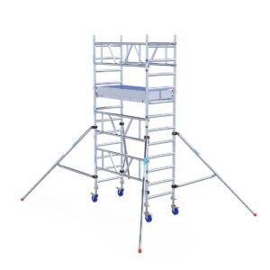 EuroScaffold Fahrgerüst One-Tower XL - 0,75 x 1,65 m Arbeitshöhe bis 4,2m