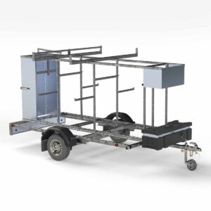Das richtige Gewächshaus - problemlos und komfortabel 5 ASC Group Gerüstanhänger 305 Modell abschließbar 1350kg