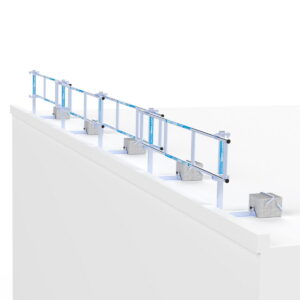 EuroScaffold SGS Slim - Dachrandsicherung für Flachdach  Komplettset 12m