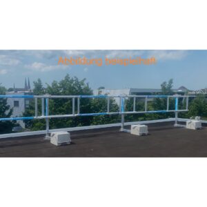 EuroScaffold SGS Slim - Dachrandsicherung für Flachdach  Komplettset 15m