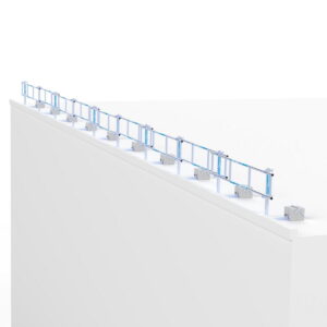 EuroScaffold SGS Slim - Dachrandsicherung für Flachdach Komplettset 27m