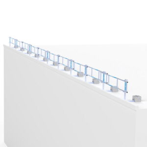 EuroScaffold SGS Slim - Dachrandsicherung für Flachdach Komplettset 30m