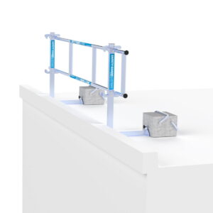 EuroScaffold SGS Slim - Dachrandsicherung für Flachdach  Komplettset 3m