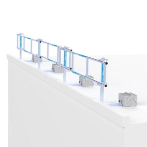 EuroScaffold SGS Slim - Dachrandsicherung für Flachdach  Komplettset 9m