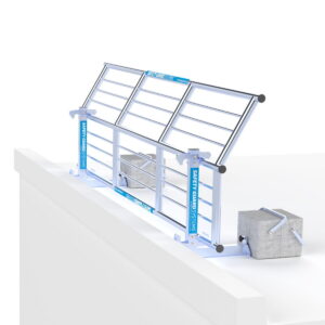 EuroScaffold SGS Slim PLUS - Dachrandsicherung für Flachdach Komplettset 3m