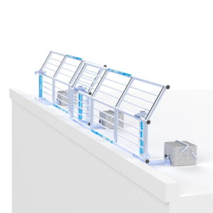 EuroScaffold SGS Slim PLUS - Dachrandsicherung für Flachdach Komplettset 6m