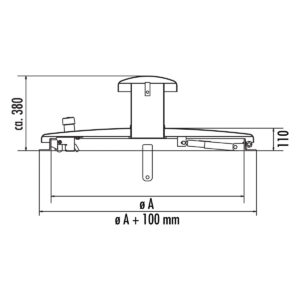 Hailo Professional HS 3 mit Isolierung / Ø600