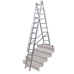 Krause CORDA Alu VielzweckLeiter Treppengängig 3x10 Sprossen