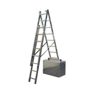Krause CORDA Alu VielzweckLeiter Treppengängig 3x8 Sprossen