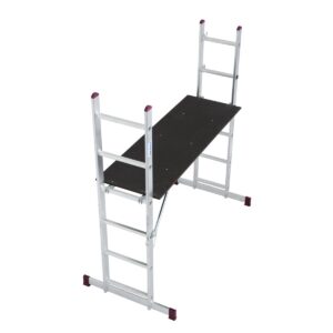 Krause CORDA Leitergerüst für Treppen geeignet 2x6 Sprossen