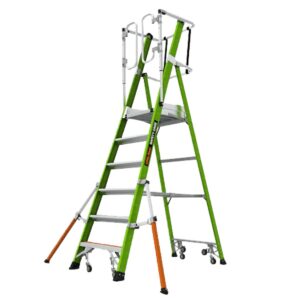 Little Giant Safety Cage 6' EN Fiberglass Ladder