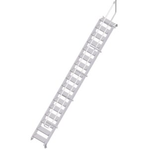 ZARGES LM-Treppe 45° 17 Stufen, 600 mm breit, Höhe 3,65 m