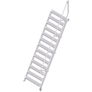 ZARGES LM-Treppe 60° 13 Stufen, 1000 mm breit, Höhe 3,25 m