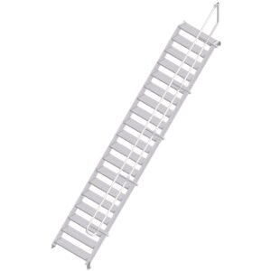 ZARGES LM-Treppe 45° 19 Stufen, 1000 mm breit, Höhe 4,08 m