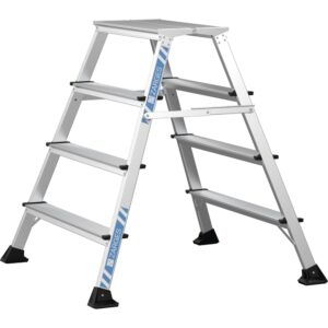 ZARGES XLstep P - Podest breit 2 x 4 Stufen