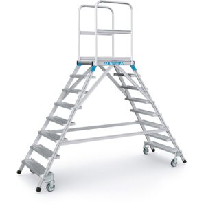 ZARGES Podesttreppe, beidseitig 8 Stufen