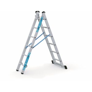 ZARGES Combimaster Plus X - Kombi-Steh-Schiebeleiter 2x6 Sprossen