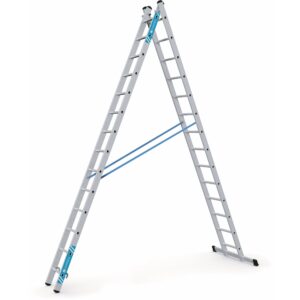 ZARGES Combimaster Plus X - Kombi-Steh-Schiebeleiter 2x14 Sprossen