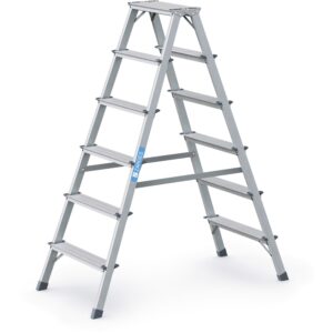 ZARGES Scana B - Stufen-Stehleiter 2x6 Stufen