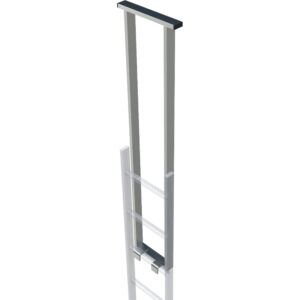 ZARGES Einstieghilfe doppelholmig, Stahl verzinkt, Lichte Weite 300 mm