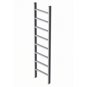 ZARGES Schachtleiter Edelstahl 8 Sprossen