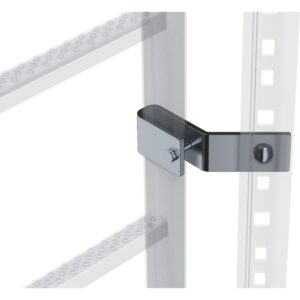 ZARGES Befestigung seitlich am Leiterholm 58x25 mm